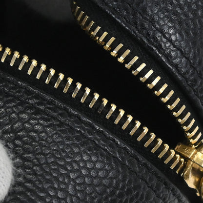 Chanel 2003-2004 Black Caviar Skin  Bowling Bag 27