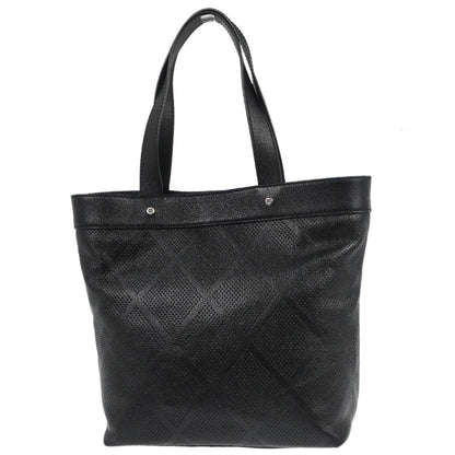 Chanel 2006-2008 Black Perforated Calfskin Tote Bag