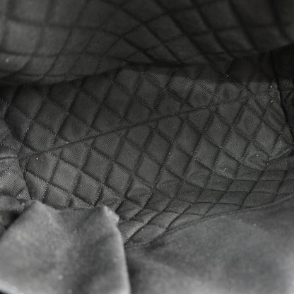 Chanel 2006-2008 Black Perforated Calfskin Tote Bag