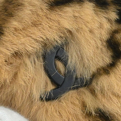 Chanel 2000-2002 Beige Lapin Fur Handbag