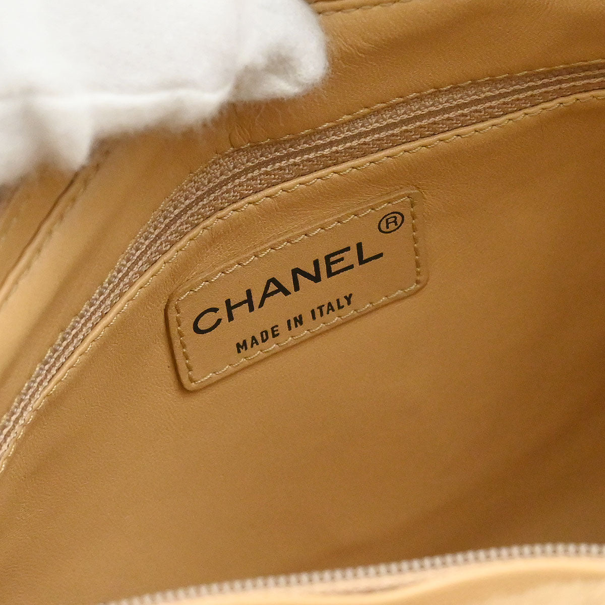 Chanel 2000-2002 Beige Lapin Fur Handbag