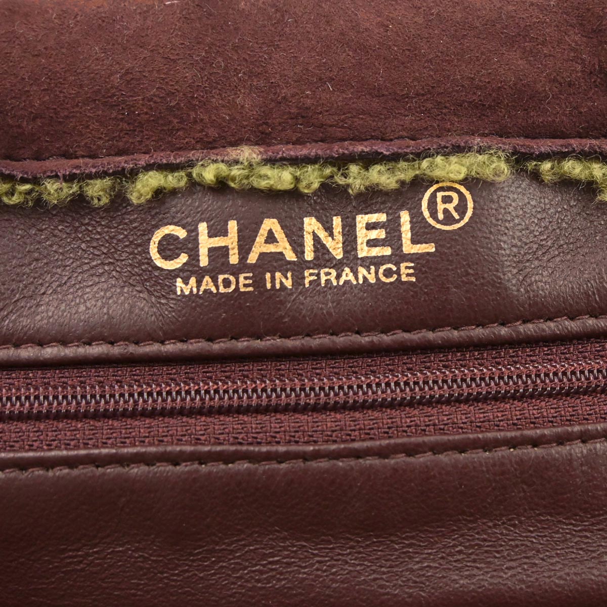 Chanel Brown Mouton Tote Handbag