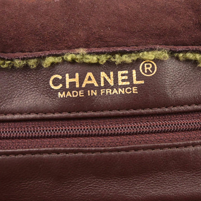 Chanel Brown Mouton Tote Handbag