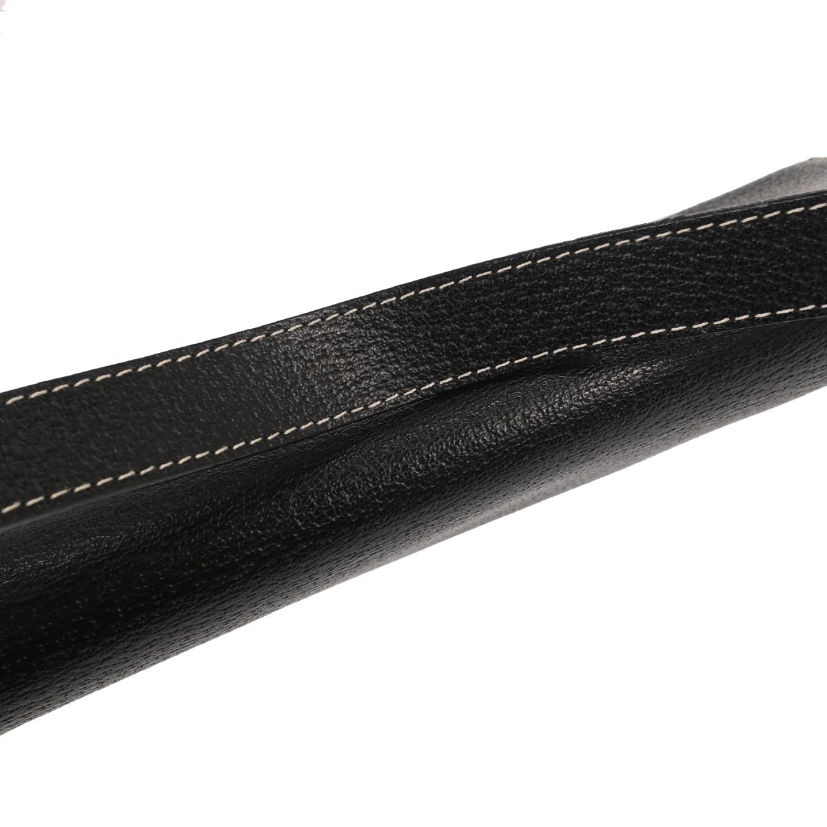 Fendi Black Leather Baguette Handbag