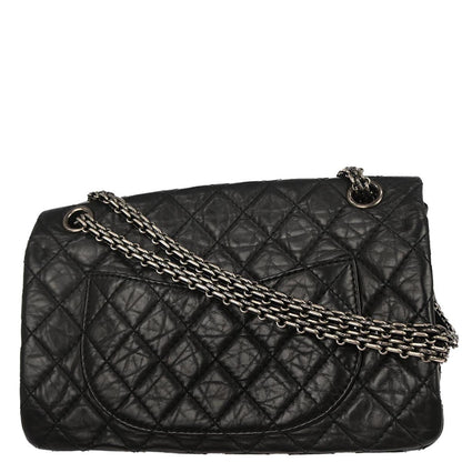 Chanel 2011 Black Calfskin Mademoiselle Lock Shoulder Bag