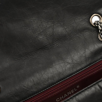 Chanel 2011 Black Calfskin Mademoiselle Lock Shoulder Bag
