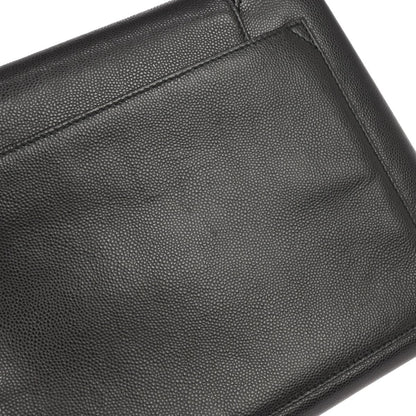 Chanel 1997-1999 Black Caviar Skin Handbag