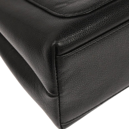 Chanel 1997-1999 Black Caviar Skin Handbag