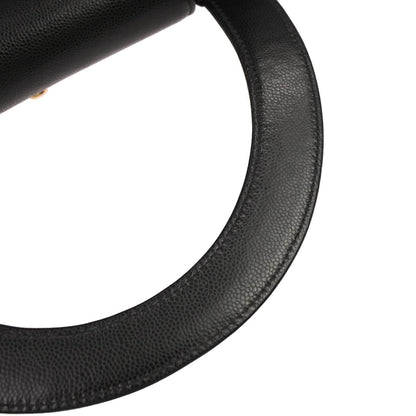 Chanel 1997-1999 Black Caviar Skin Handbag