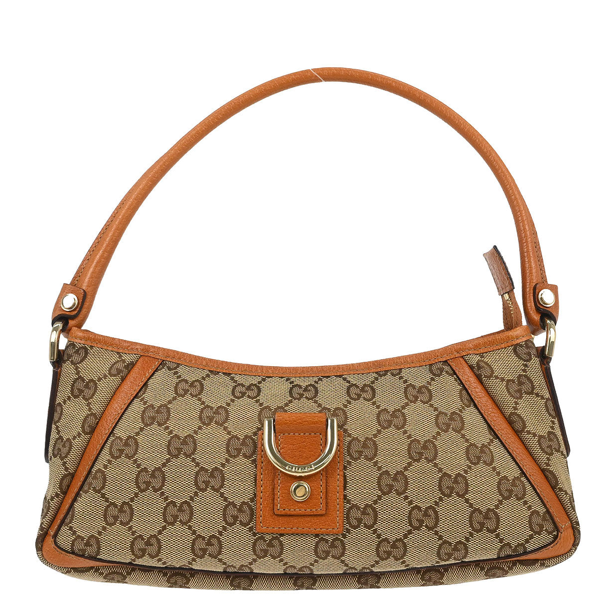 Gucci Beige GG Abbey D Ring Handbag