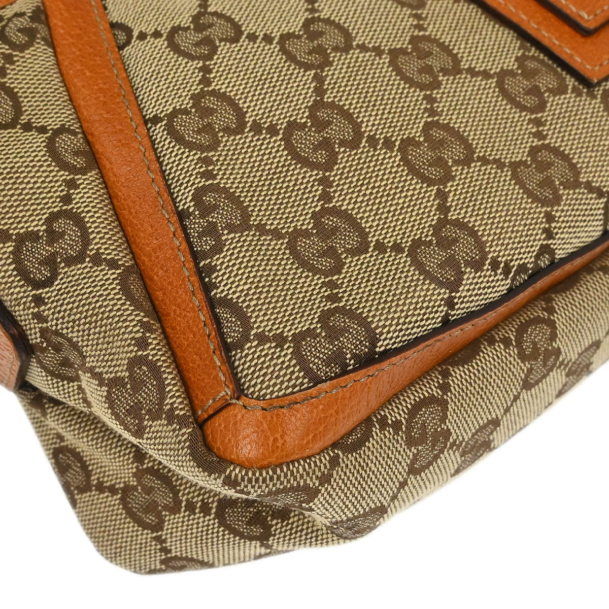 Gucci Beige GG Abbey D Ring Handbag