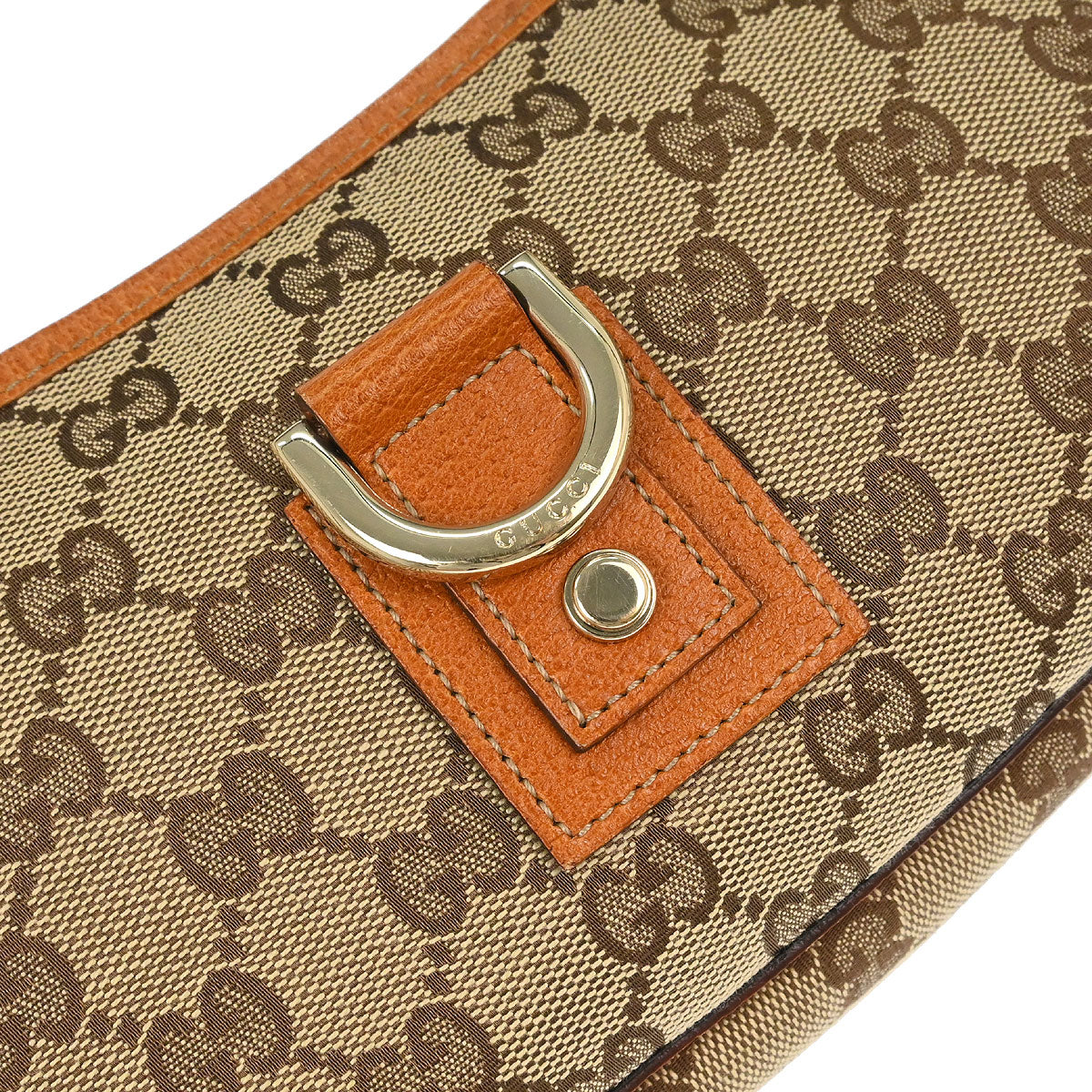 Gucci Beige GG Abbey D Ring Handbag