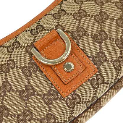 Gucci Beige GG Abbey D Ring Handbag