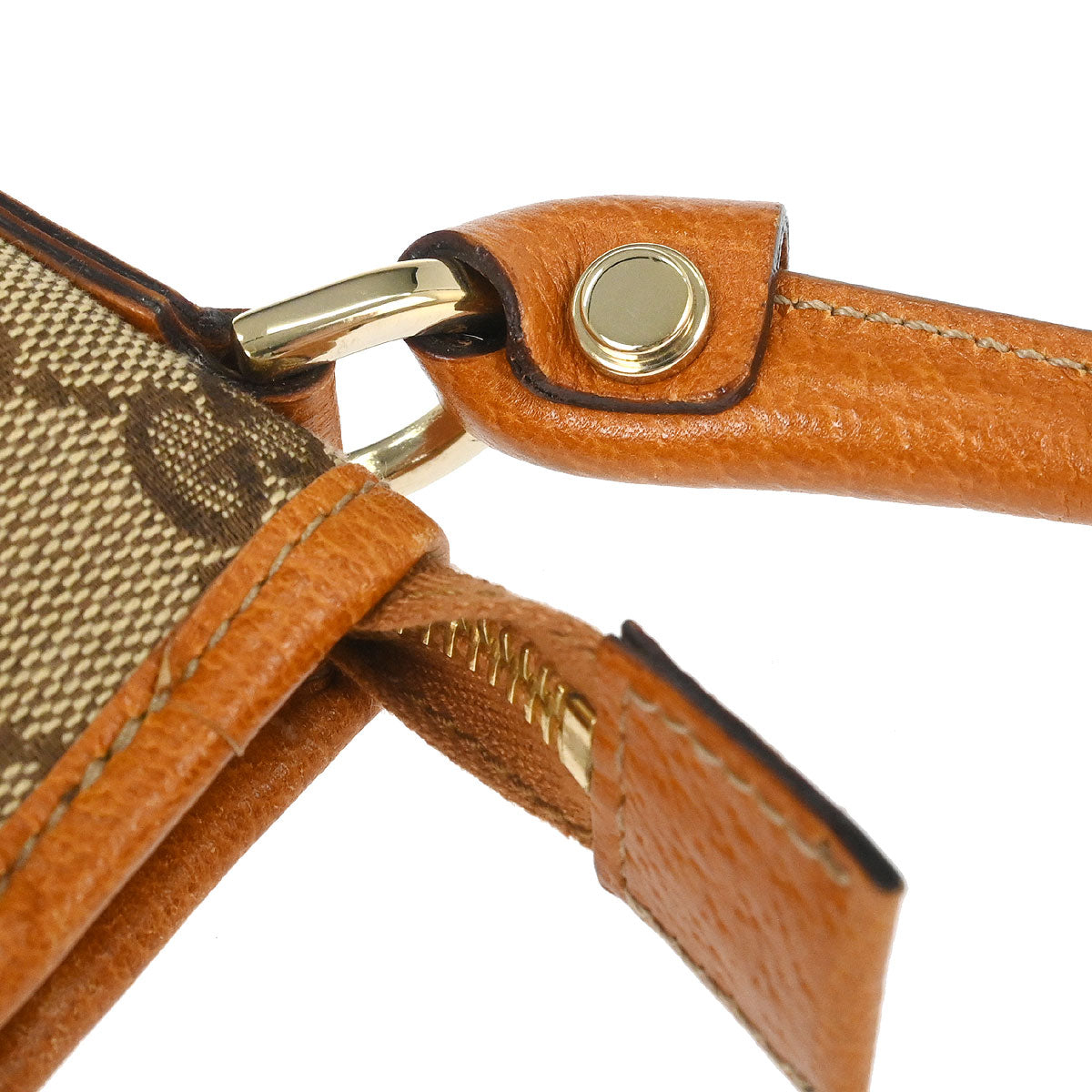 Gucci Beige GG Abbey D Ring Handbag