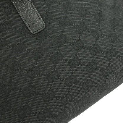Gucci Black Canvas New Jackie GG Hobo Handbag