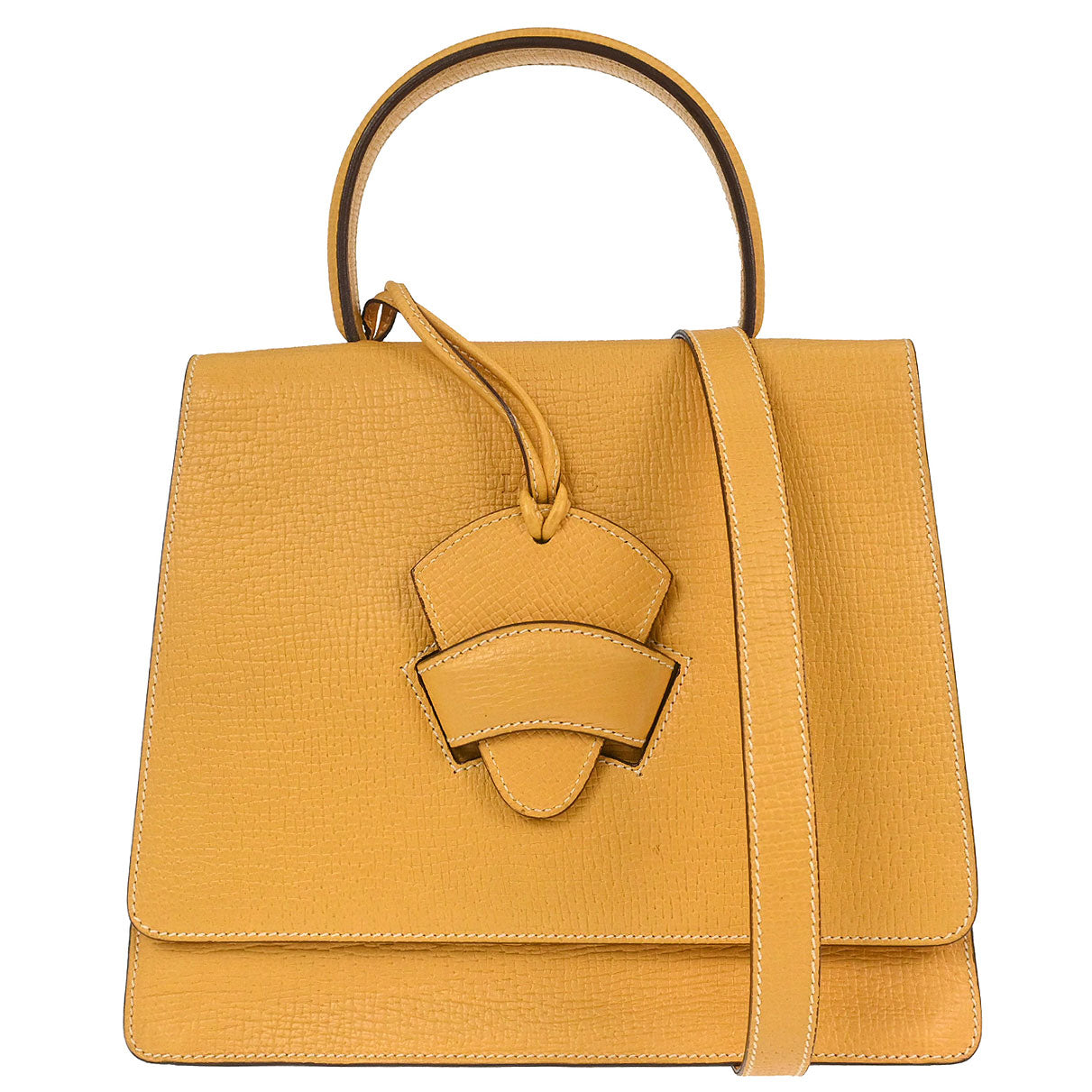 Loewe Yellow Barcelona 2way Shoulder Handbag