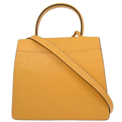 Loewe Yellow Barcelona 2way Shoulder Handbag