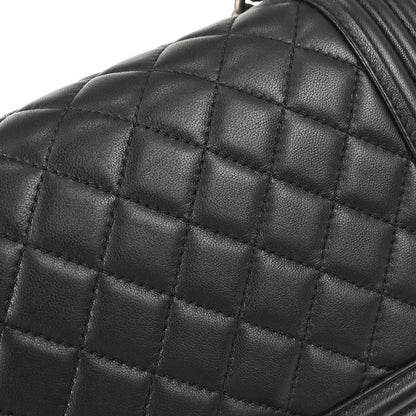 Boy Chanel Black Lambskin Medium Shoulder Bag