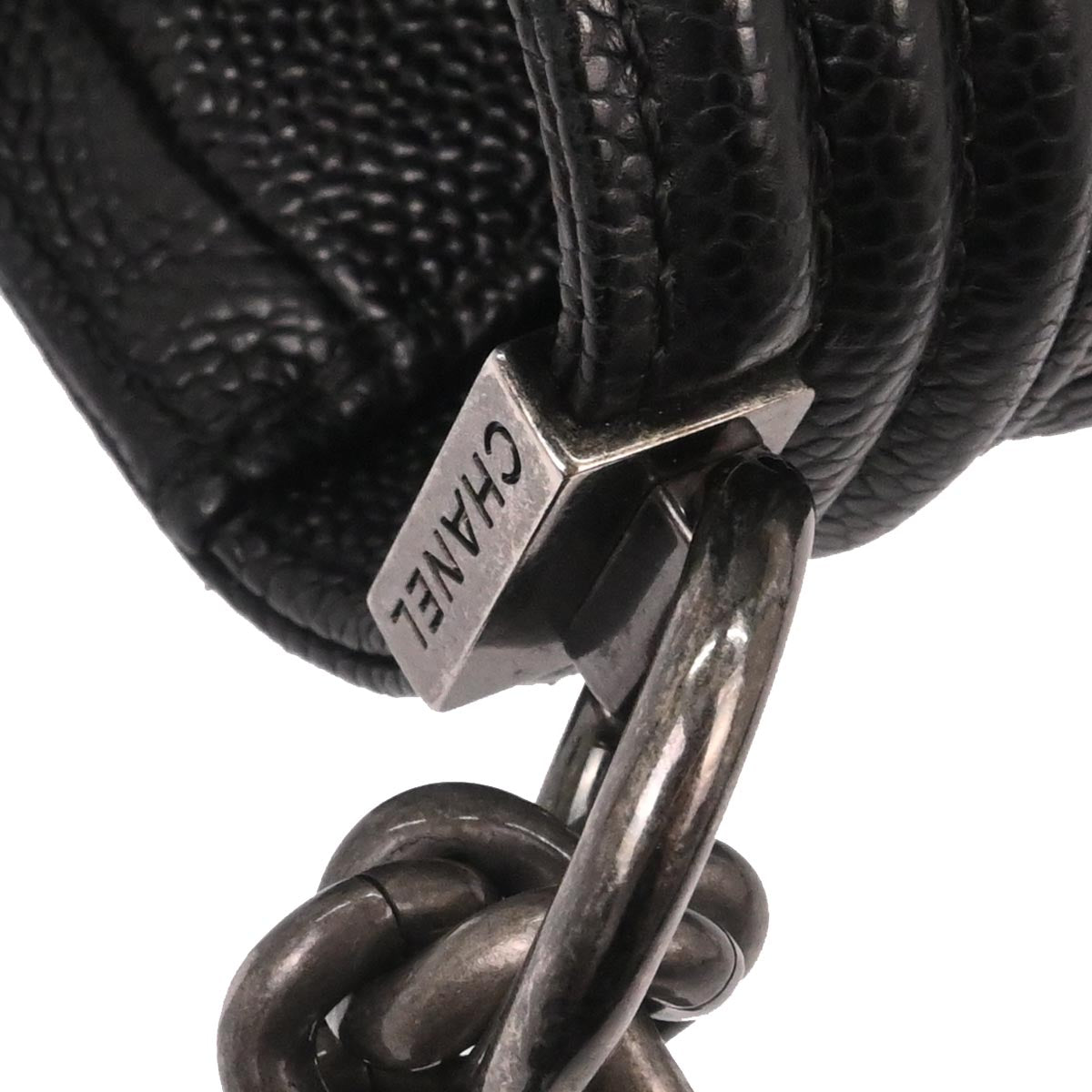 Boy Chanel Black Caviar Skin Medium Shoulder Bag