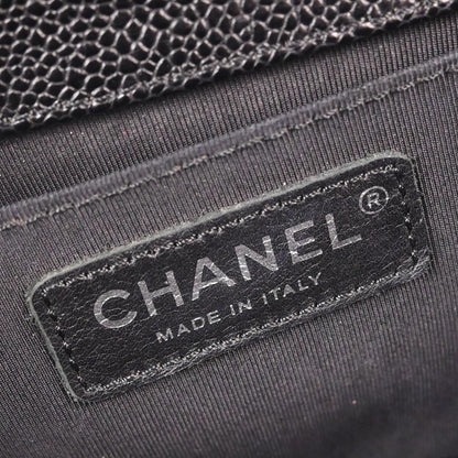 Boy Chanel Black Caviar Skin Medium Shoulder Bag
