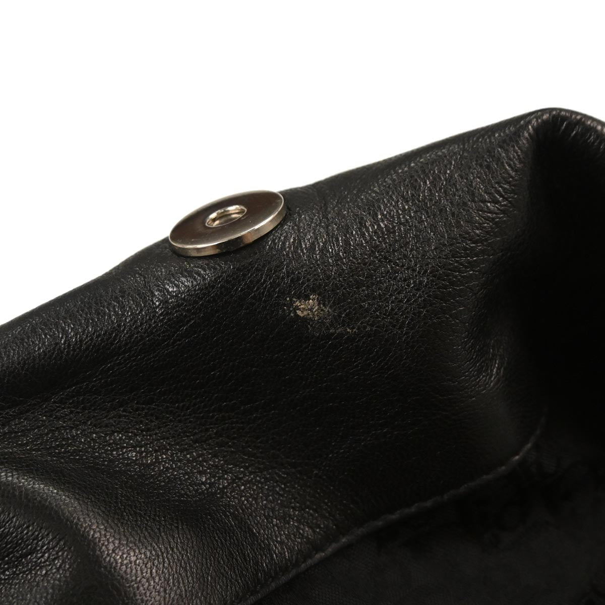 Christian Dior Black Lambskin Cannage Handbag