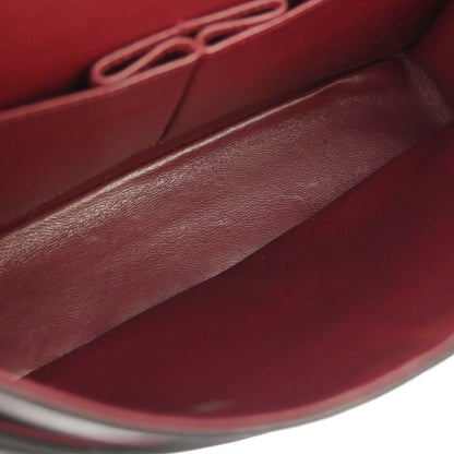 Chanel 1994-1996 Black Lambskin Medium Classic Double Flap Shoulder Bag