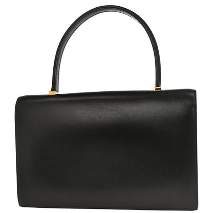 Hermes Black Box Calf Piano Handbag