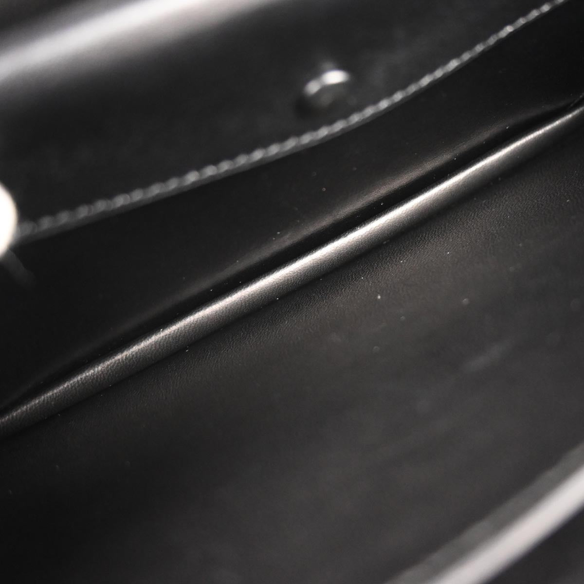 Hermes Black Box Calf Piano Handbag