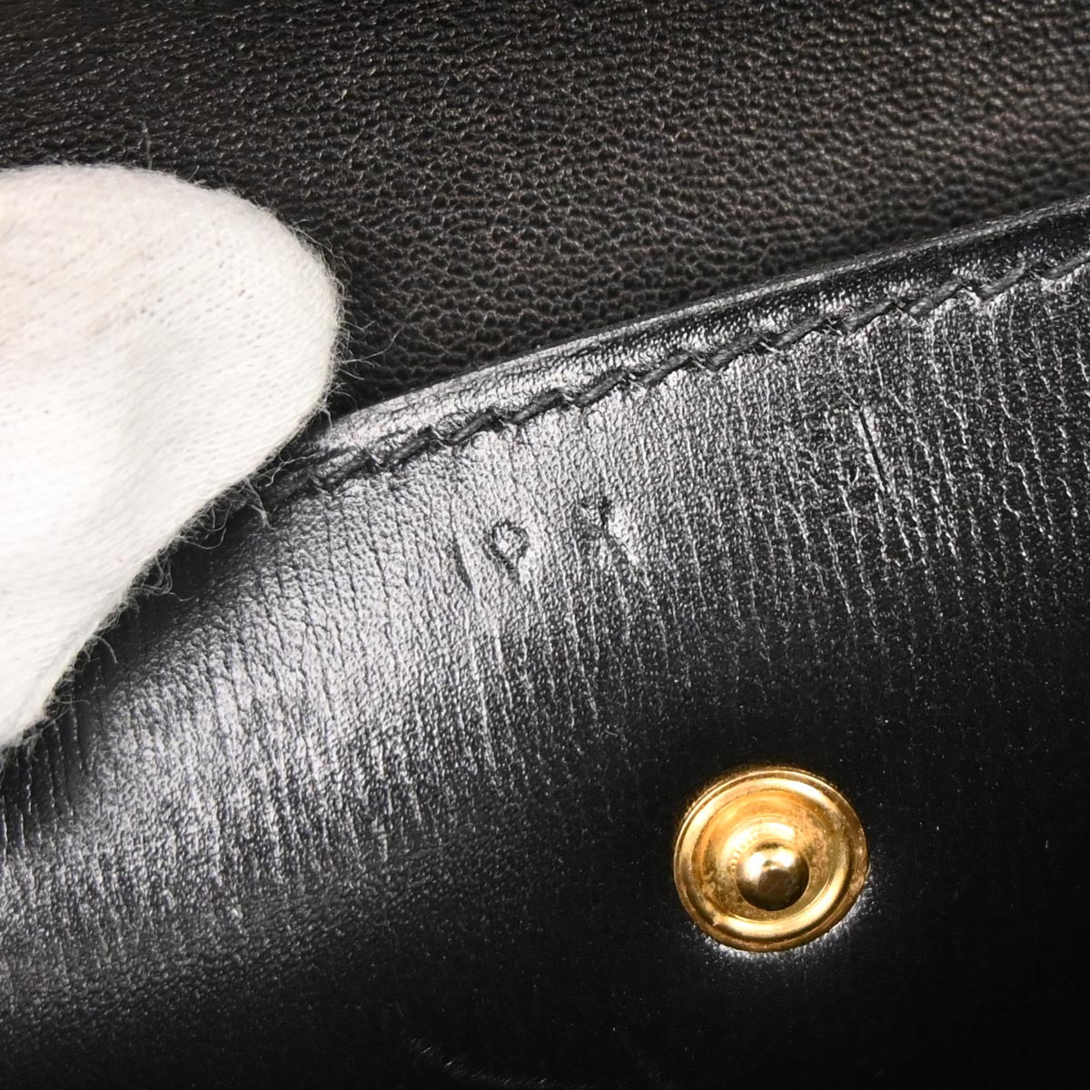 Hermes Black Box Calf Piano Handbag