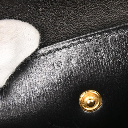 Hermes Black Box Calf Piano Handbag