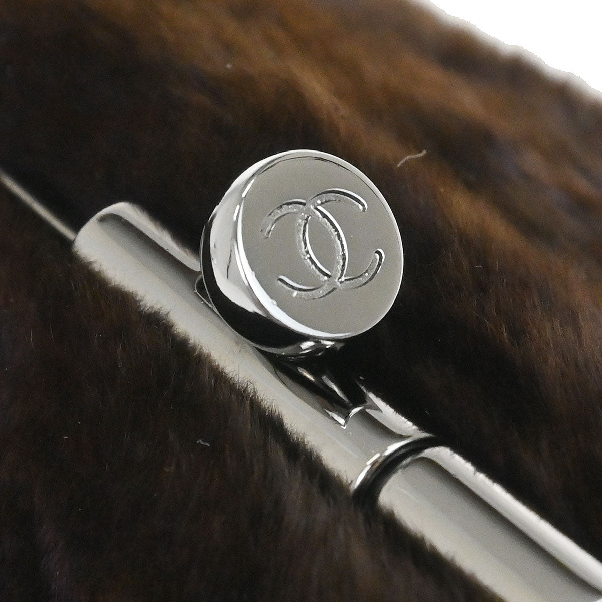 Chanel 2005-2006 Brown Purple Lapin Fur Shoulder Bag