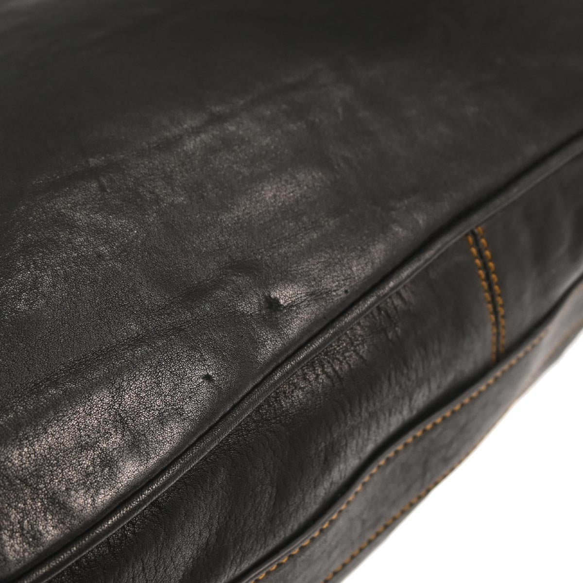 Christian Dior Black Gaucho Crossbody Bag