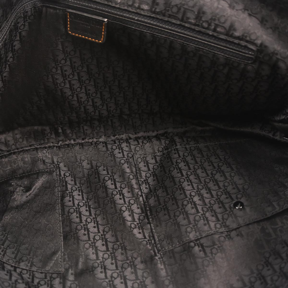 Christian Dior Black Gaucho Crossbody Bag