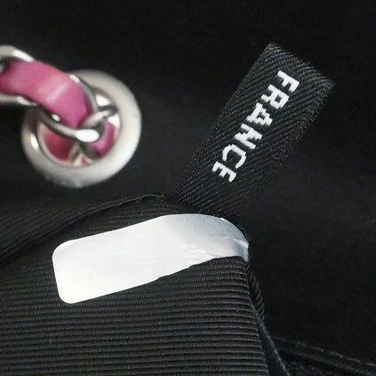 Chanel 2000-2002 Black Straight Flap Choco Bar Mademoiselle Lock Shoulder Bag