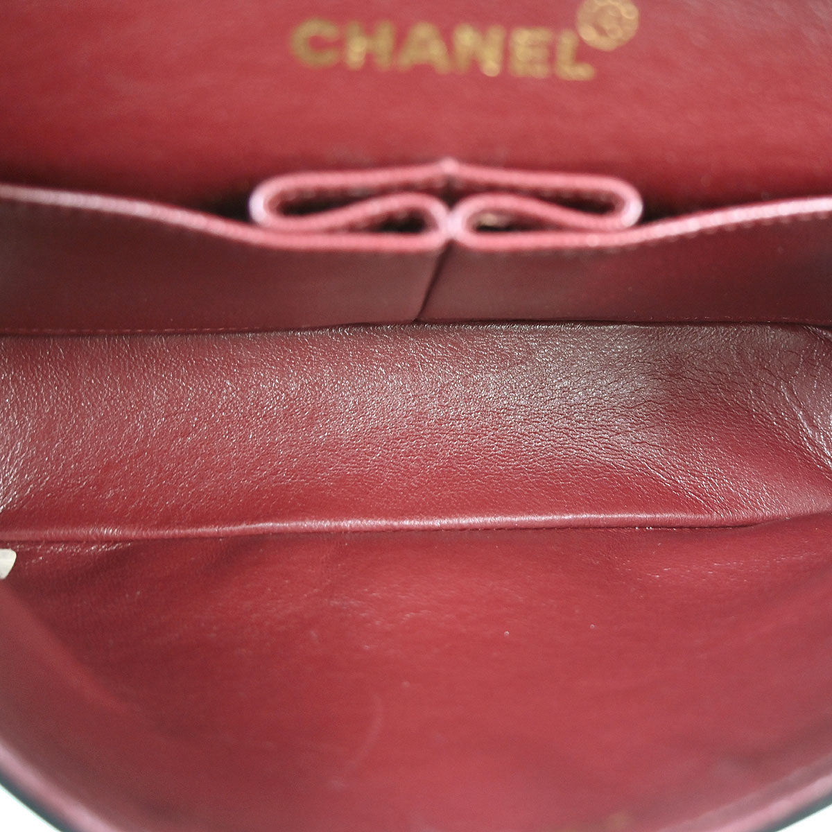 Chanel 1994-1996 Black Lambskin Small Classic Double Flap Shoulder Bag