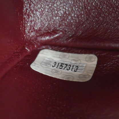 Chanel 1994-1996 Black Lambskin Small Classic Double Flap Shoulder Bag