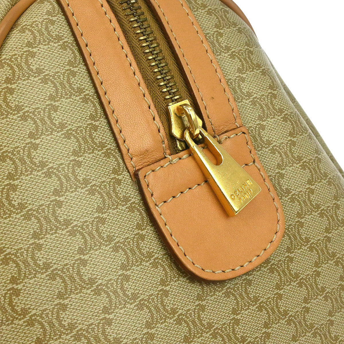 Celine Beige Macadam Handbag