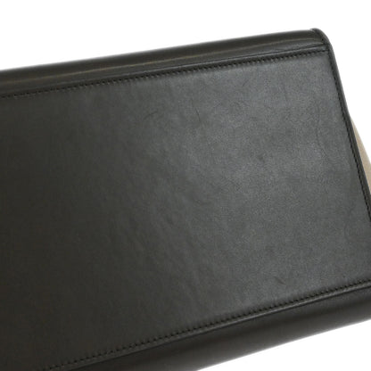 Celine Brown Leather Trapeze 2way Shoulder Handbag