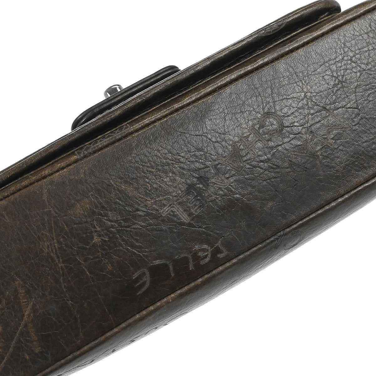 Chanel 2003-2004 Brown Calfskin Graffiti Handbag