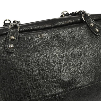 Chanel Black Caviar Skin Handbag