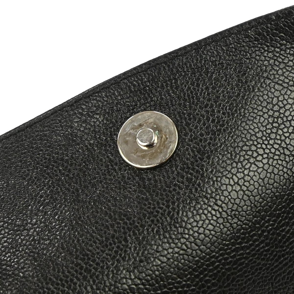 Chanel Black Caviar Skin Handbag