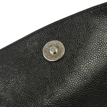 Chanel Black Caviar Skin Handbag
