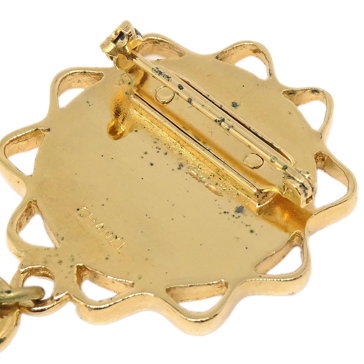 Chanel Gun Brooch Pin Gold