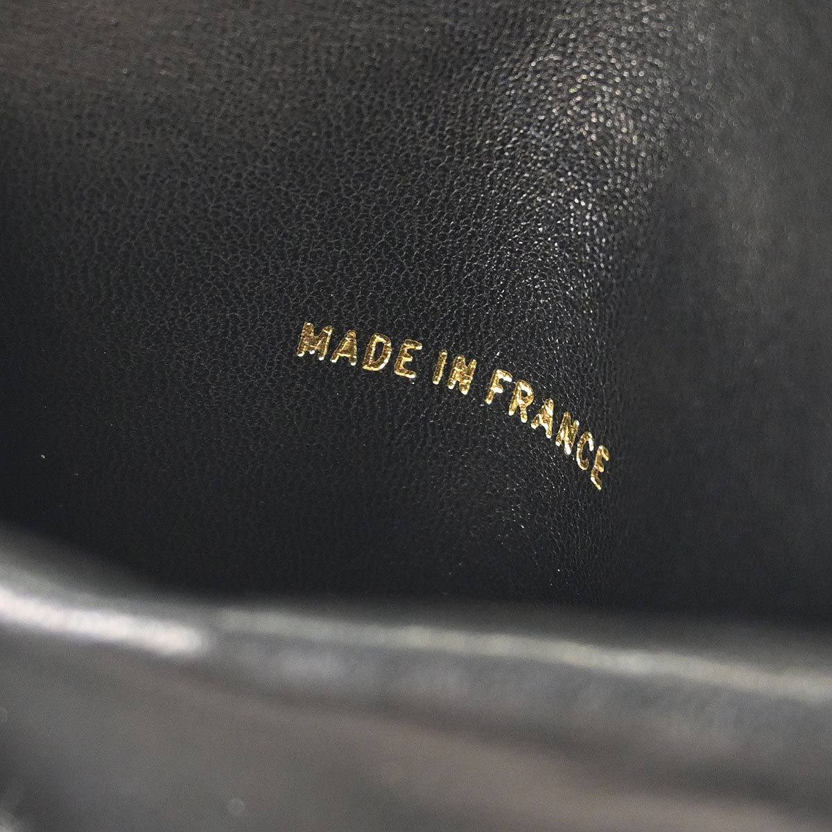 Chanel 1991-1994 Black Lambskin Bicolore Wallet Coin Purse