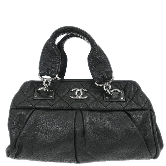 Chanel 2008-2009 Black Calfskin Handbag