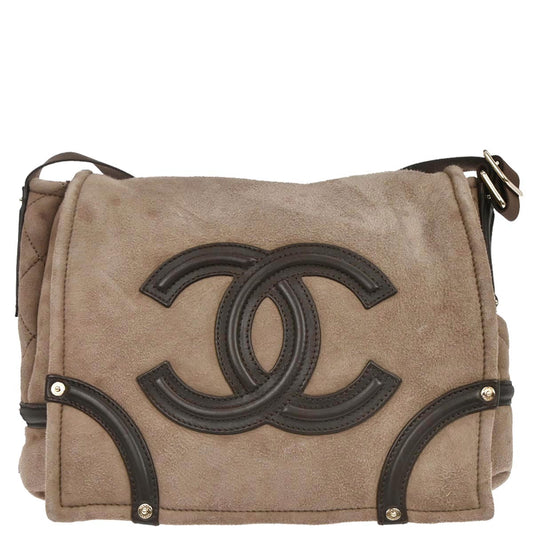Chanel 2005-2006 Brown Mouton Shoulder Bag