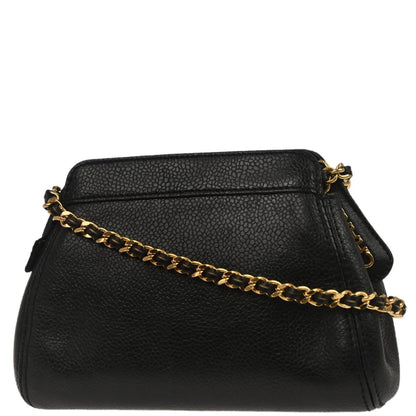 Chanel Black Caviar Skin Shoulder Bag
