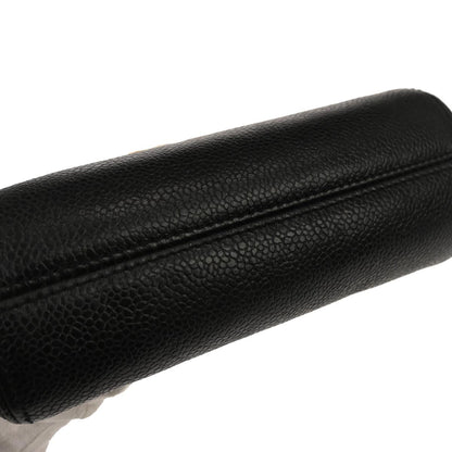 Chanel Black Caviar Skin Shoulder Bag