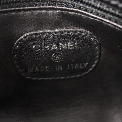 Chanel Black Caviar Skin Shoulder Bag