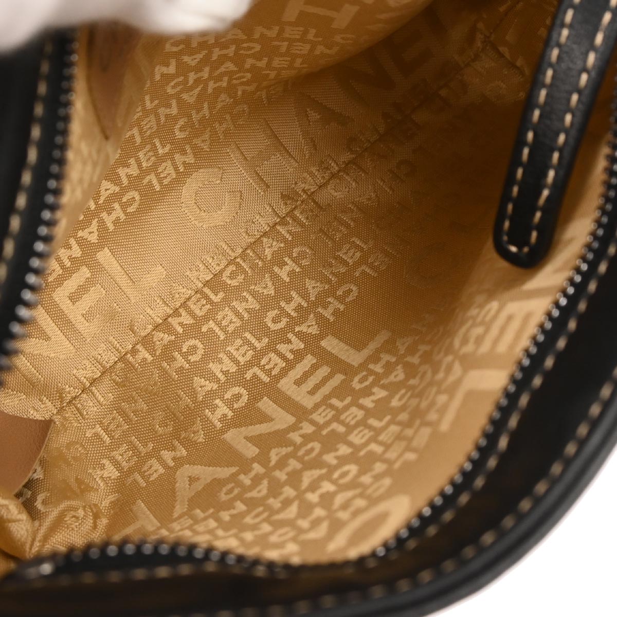 Chanel 2005-2006 Black Calfskin Wild Stitch Handbag